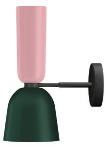 HEM - Alphabeta Wall Light - Light - Pink/Black Green - Vägglampor - Luca Nichetto - Rosa,Grön