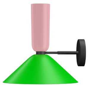 HEM - Alphabeta Wall Light - Light - Pink/Green - Vägglampor - Luca Nichetto - Rosa,Grön