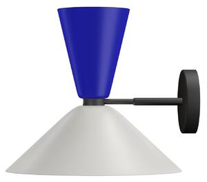 HEM - Alphabeta Wall Light - Blue/Silk Grey - Vägglampor - Luca Nichetto - Grå,Blå