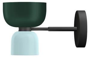 HEM - Alphabeta Wall Light - Black Green/Soft Blue - Vägglampor - Luca Nichetto - Grön,Blå