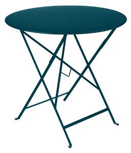 Fermob - Bistro Table Ø 77 cm - Acapulco Blue - Balkong- och cafébord - Blå - Metall