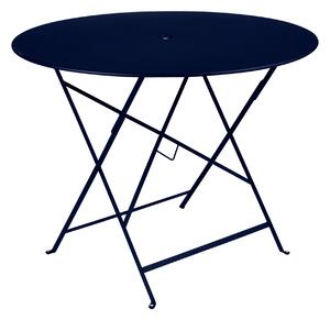 Fermob - Bistro Table Ø 96 cm, Deep Blue - Balkong- och cafébord - Blå - Metall