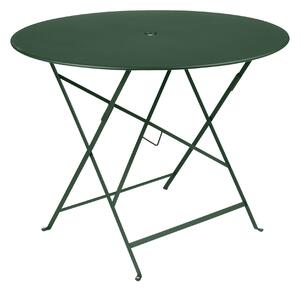 Fermob - Bistro Table Ø 96 cm, Cedar Green - Balkong- och cafébord - Grön - Metall