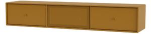 Montana - OCTAVE V TV Bench, 04-Suspensionrails, 142 Amber - Hyllor & Hyllsystem - Peter J. Lassen - Brun - MDF