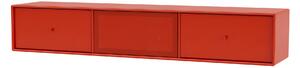 Montana - OCTAVE V TV Bench, 04-Suspensionrails, 145 Rosehip - Hyllor & Hyllsystem - Peter J. Lassen - Röd - MDF