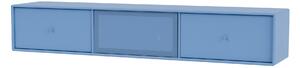 Montana - OCTAVE V TV Bench, 04-Suspensionrails, 154 Azure - Hyllor & Hyllsystem - Peter J. Lassen - Blå - MDF