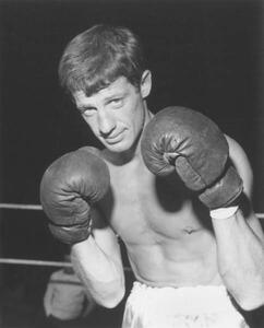 Konstfotografering Jean Paul Belmondo on Set of Film Magnet of Doom, (30 x 40 cm)