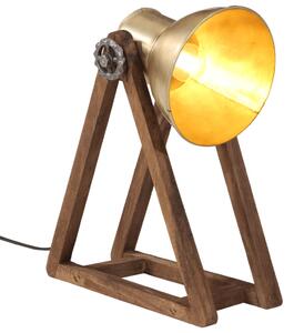 Skrivbordslampa 25 W antik mässing 30x17x40 cm E27