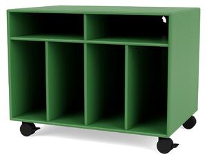 Montana - SPIN I Vinyl Storage, 05-CastorsCR70Black, 152 Parsley - TV-bänkar - Peter J. Lassen - Grön - MDF