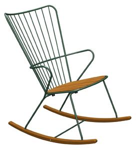 Houe - PAON Rocking Chair - Pine Green - Solstolar - Henrik Pedersen - Metall/Trä