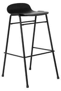 HEM - Touchwood Bar Stool - Black/Black - Barstolar - Lars Beller Fjetland - Svart - Metall/Trä