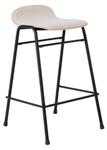 HEM - Touchwood Counter Stool - Calla/Black - Barstolar - Lars Beller Fjetland - Beige,Svart - Metall/Trä/Syntetiskt/Ull