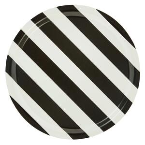 HEM - Stripe Tray Medium - Cream/Black - Serveringsbrickor - Arthur Arbesser - Trä