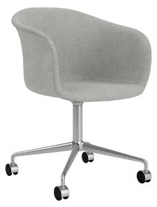 &Tradition - Elefy JH37 - Fabric cat.2 - Fiord 151 - Polished aluminium - Kontorsstolar - Jaime Hayón