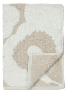Marimekko - Unikko handhandduk 50x70 cm beige white - Handdukar och badlakan - Maija Isola - Beige