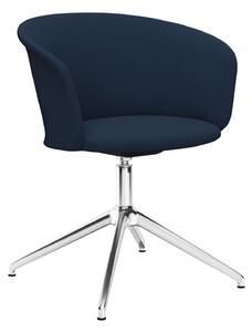 HEM - Kendo Swivel Chair 4-star Return - Dark Blue/Polished - Kontorsstolar - Sabine Marcelis,LucidiPevere - Blå - Metall/Trä/Syntetiskt/Skum/Ull
