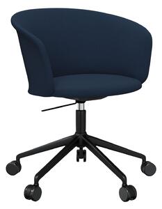 HEM - Kendo Swivel Chair 5-star Castors - Dark Blue/Black - Kontorsstolar - Sabine Marcelis,LucidiPevere - Blå - Metall/Trä/Skum/Plast/Ull