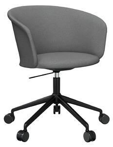 HEM - Kendo Swivel Chair 5-star Castors - Grey/Black - Kontorsstolar - Sabine Marcelis,LucidiPevere - Grå - Metall/Trä/Skum/Plast/Ull