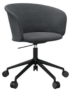 HEM - Kendo Swivel Chair 5-star Castors - Graphite/Black - Kontorsstolar - Sabine Marcelis,LucidiPevere - Grå - Metall/Trä/Skum/Plast/Ull