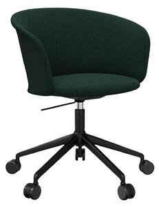 HEM - Kendo Swivel Chair 5-star Castors - Pine/Black - Kontorsstolar - Sabine Marcelis,LucidiPevere - Grön - Metall/Trä/Skum/Plast/Ull