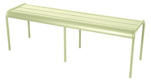 Fermob - Luxembourg 3/4 Seater Bench Willow Green 65 - Trädgårdsbänkar - Frédéric Sofia - Grön - Metall