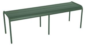 Fermob - Luxembourg 3/4 Seater Bench Cedar Green 02 - Trädgårdsbänkar - Frédéric Sofia - Grön - Metall