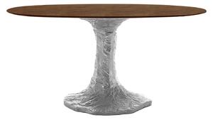 Gervasoni - Next 132 - American Walnut - Matbord - Paola Navone - Träfärgad - Metall/Trä