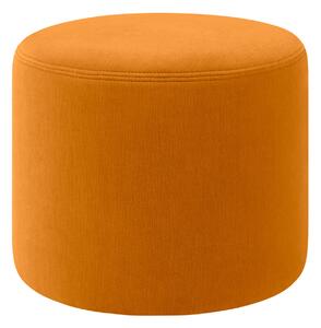 HEM - Bon Pouf Round - Ochre - Sittpuffar - Sabine Marcelis - Orange - Trä/Syntetiskt/Skum/Ull