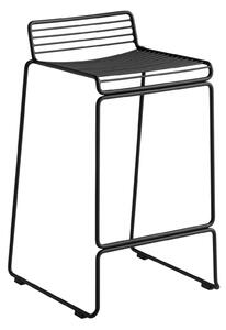 HAY - Hee Bar Stool Low - Black - Barstolar - Hee Welling - Svart - Metall/Trä