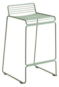 HAY - Hee Bar Stool Low - Fall Green - Barstolar - Hee Welling - Grön - Metall/Trä