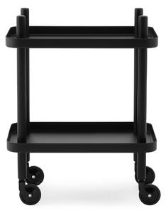 Normann Copenhagen - Block Table Black/Black - Sidobord - Simon Legald - Svart - Metall/Trä