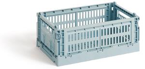 HAY - HAY Colour Crate S - Dusty blue - Korgar och lådor - Blå