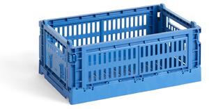 HAY - HAY Colour Crate S - Electric blue - Korgar och lådor - Blå