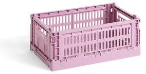 HAY - HAY Colour Crate S - Dusty rose - Korgar och lådor - Rosa