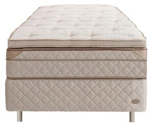 DUX - Dux 60 resårbotten/ Dux 60 resårmadrass fast/ Top Pad Bäddmadrass 90x200 cm/ Rund oatmeal 12 cm - Sängar - Beige