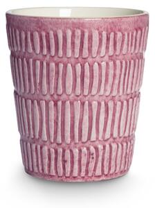 Mateus - Stripes Mugg 30 cl Rosa - Kaffekoppar - Rosa