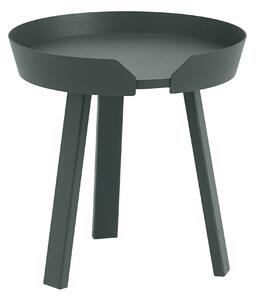 Muuto - Around Small Dark Green - Soffbord - Thomas Bentzen - Grön - Trä