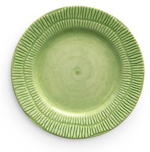 Mateus - Stripes Tallrik 21 cm Grön - Assietter - Grön