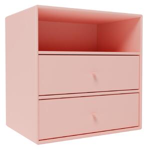Montana - Montana Mini 1006 - Module With Two Drawers - Ruby - Hyllor & Hyllsystem - Peter J. Lassen - Rosa - MDF