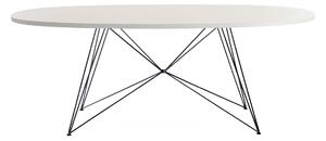 Magis - XZ3 Oval Svart/Vit - Matbord - Svart,Vit - MDF/Metall