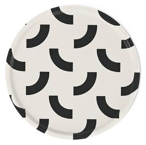 Bebo Objects - Empha Bricka Small Pattern - Svart - Serveringsbrickor - Grand Public - Papper/Trä/Plast