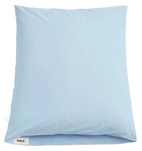 Tekla - Percale pillow case solid 50x60cm morning blue - Örngott - Blå