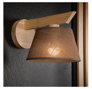 Brilagi - Vägglampa ANTHONY 1xE14/40W/230V ek/brun