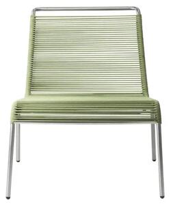 FDB Møbler / Furniture - M20L Teglgaard - Lounge cord chair - Trädgårdsstol - Green - W66 x D65,5 x H71,5 cm