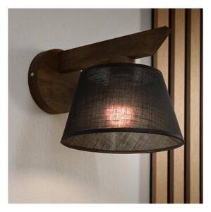 Brilagi - LED Vägglampa ANTHONY 1xE14/40W/230V ek valnöt/svart