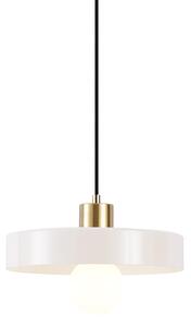 Retro Pendellampa Guld med Beige Glas - Jina