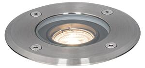 Modern utomhus markspotlight stål 35 mm justerbar IP65 - Delux