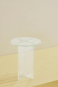 Iris sidobord i glas ⌀ 35 cm