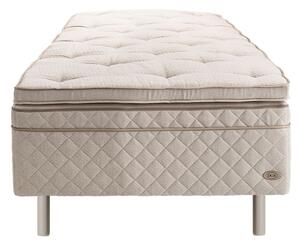 DUX - Dux 30 resårbotten fast 90x200 cm/ Top Pad Bäddmadrass/ Rund oatmeal 20 cm - Sängar - Beige