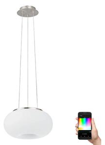 Eglo 98371 - LED RGB Dimbar LED-lampakrona med snöre OPTICA-C LED/21W/230V
